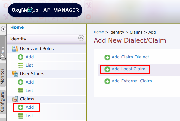 Add New Claim