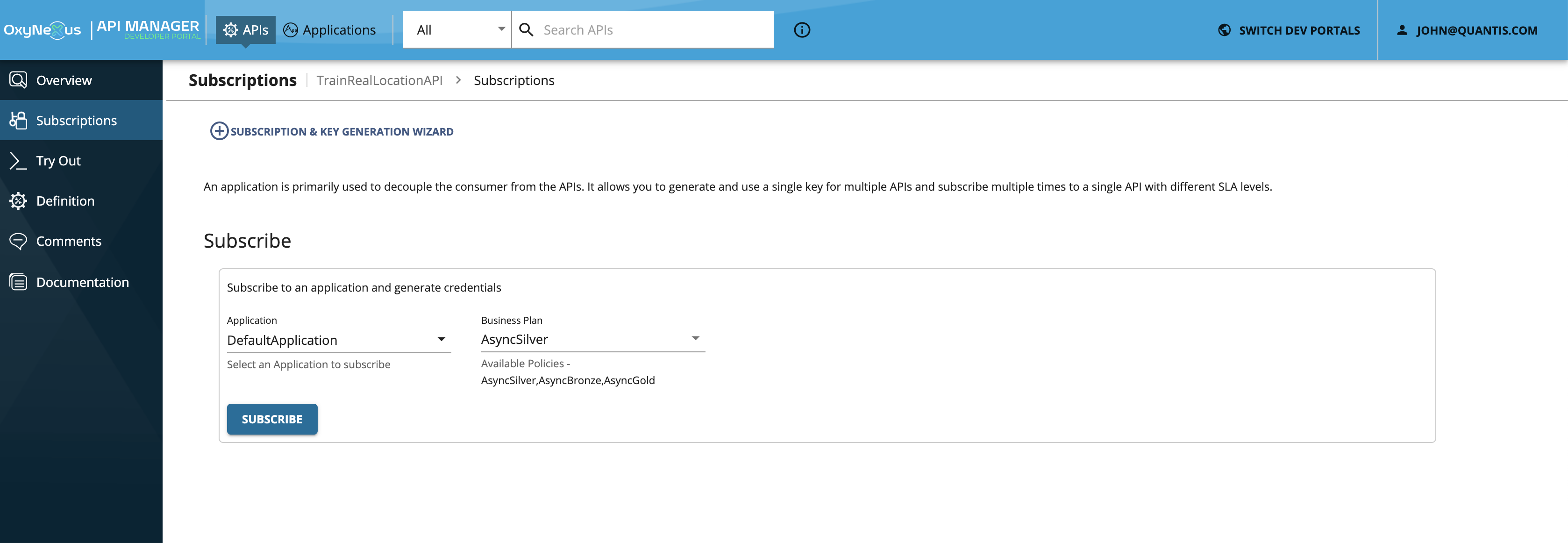 Subscription View