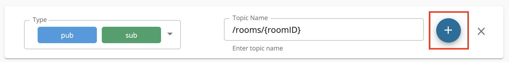 Add Topics to WebSocket API